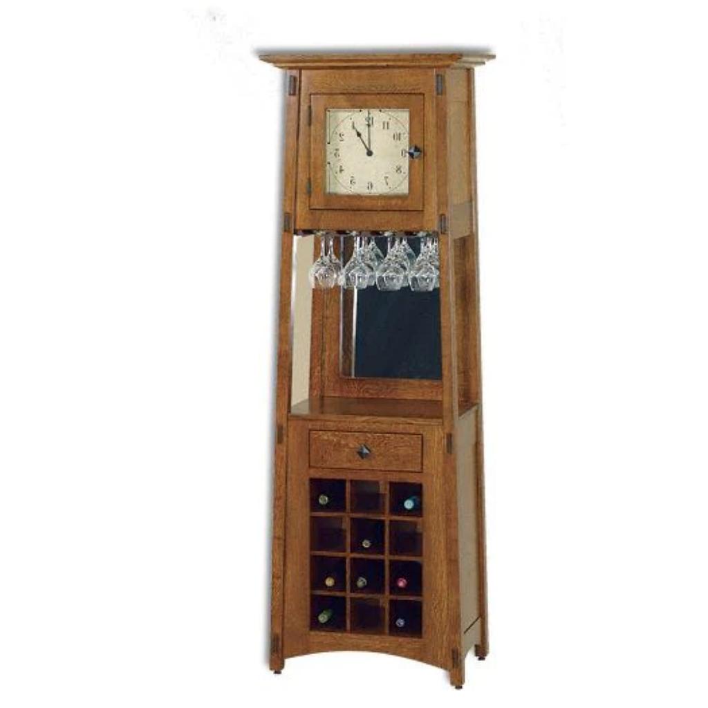 Wine Rack Clock